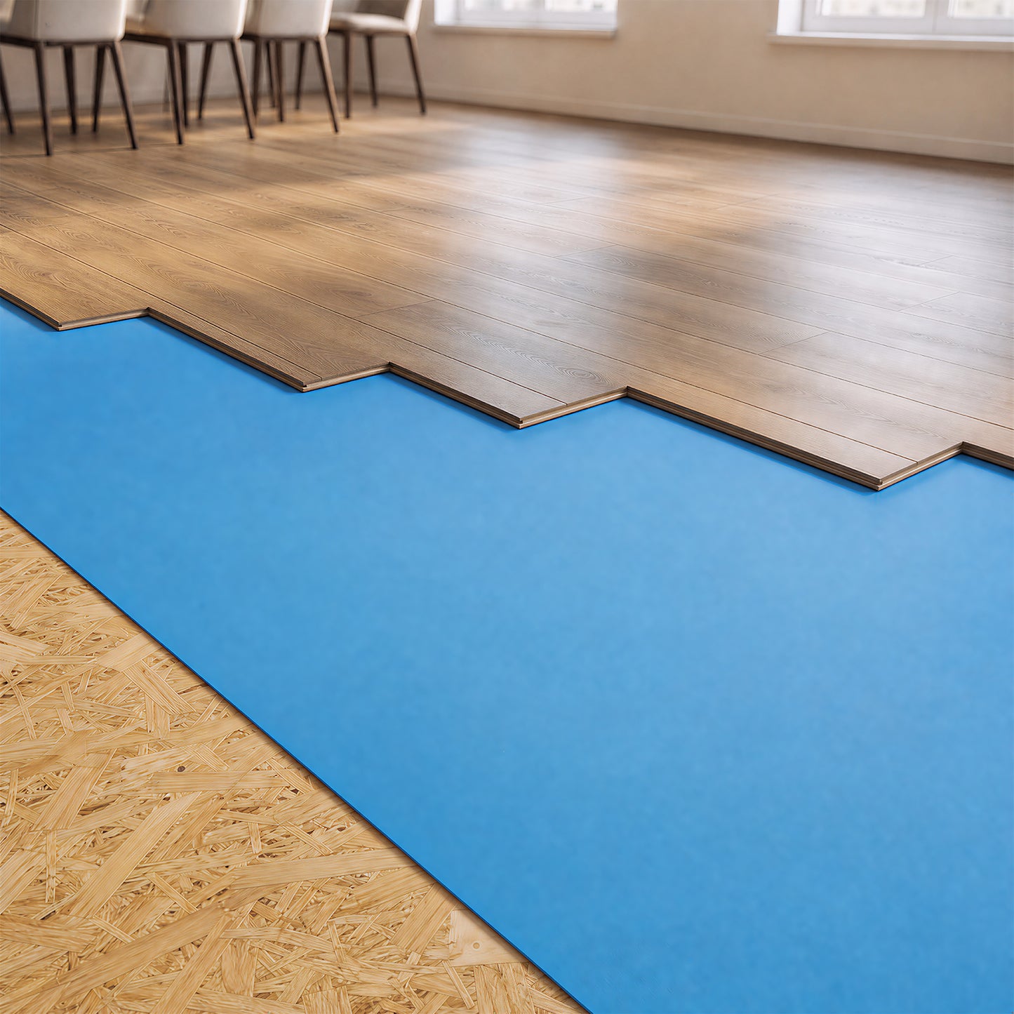 Silent Protection 2mm Acoustic Underlayment ($22.29/roll)